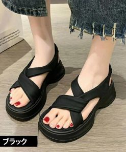 厚底 サンダル レディース 軽量 ビーチ スリッパ スポーツサンダル 柔らかい 疲れない フラットサンダル 靴 滑り止め リラックス トレンド シンプル 夏