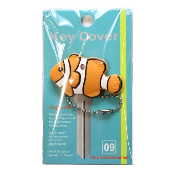 アクアチック キーカバー クマノミ / キーキャップ 水族館 ワールド商事