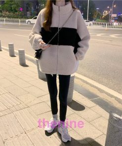 ボアジャケット フリースジャケット レディース アウター 羽織 ジップアップ 厚手 防寒 防風 暖かい 秋冬 ゆったり体型カバー