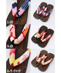 下駄 焼桐 足型 ヒール 女性 婦人 梅 浴衣 ゆかた 履物 浴衣用 げた 夏 ゲタ やわらか鼻緒 かわり台 超特価 セール ZR