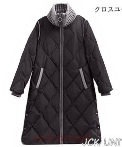 アウター 中綿コート ダウン風コート レディース コート ロング丈 秋冬 ダウン風ジャケット 冬アウター ゆったり 暖かい 大きいサイズ30代 冬