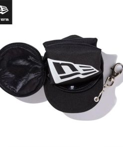 NEW ERA あすつく 限定 ニューエラ キャップキーホルダー パッカブルエコバッグ 8L ブラック CAP KEYHR ECOBAG BOXLOGO BLK 251 14518217 era25ss