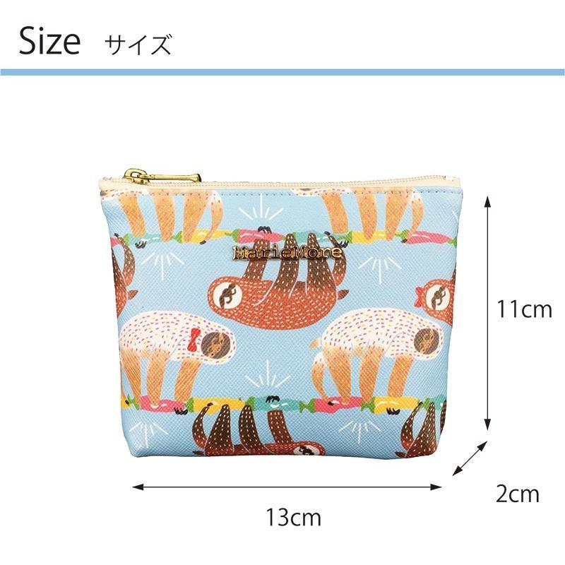 ナマケモノ グッズ ティッシュポーチ かわいい メアリーモア ナマケモノ柄 mm-0035bp - 画像 (4)