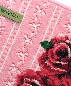 feiler フェイラー (Feiler)ディンドルローズ・ピンク 25cmx25cm #fel009866 【柄の組み合わせ自由で2枚以上はメール便で送料無料】
