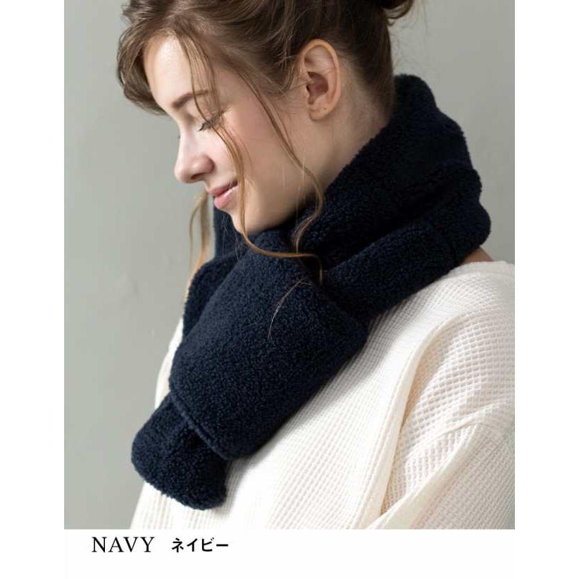 Loo&c ティペット ボア レディース マフラー スヌード ネックウォーマー クリスマス バレンタイン プレゼント 冬 秋冬 - 画像 (8)