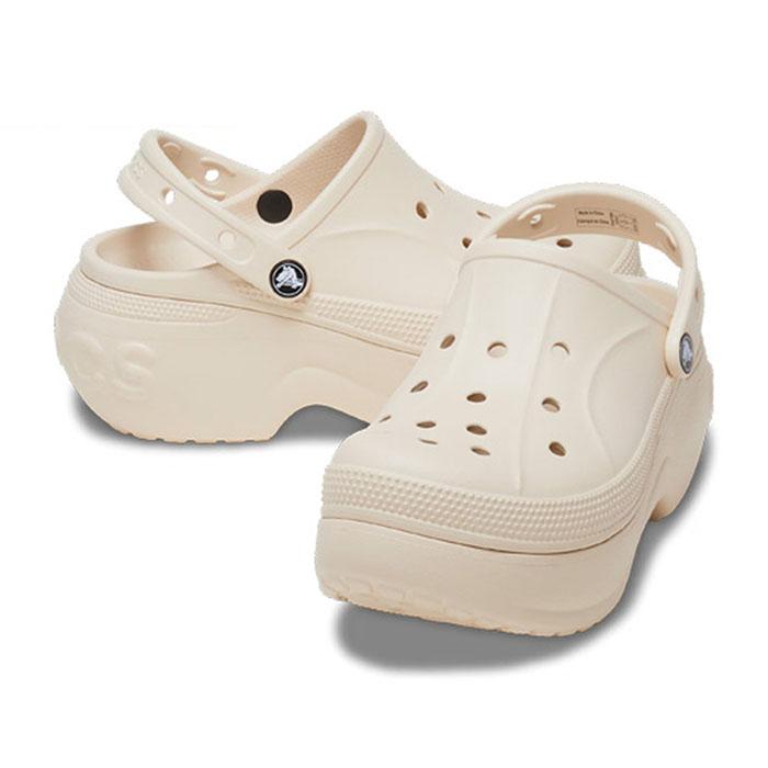 crocs クロックス レディース 定番 サボ アウトドア 厚底 サンダル ベラ クロッグ 210062-11S ウインター ホワイト - 画像 (6)