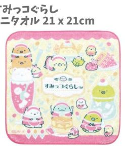 ミニタオル 21x 21cm すみっコぐらし すみっこ 子供用 はんかち ハンカチ 人気 タオル 女の子  CM41207【t830997】