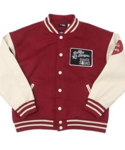 スタジャン L スーサイドスクワッド アウター レディース DCコミック 丸眞 ハーレイクイン モンスターガール グッズ