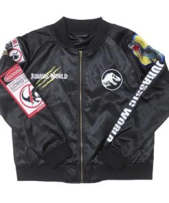 ジュラシックワールド グッズ スカジャン 映画キャラクター アウター ダイナソーフェイス 恐竜