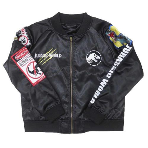 ジュラシックワールド グッズ スカジャン 映画キャラクター アウター ダイナソーフェイス 恐竜