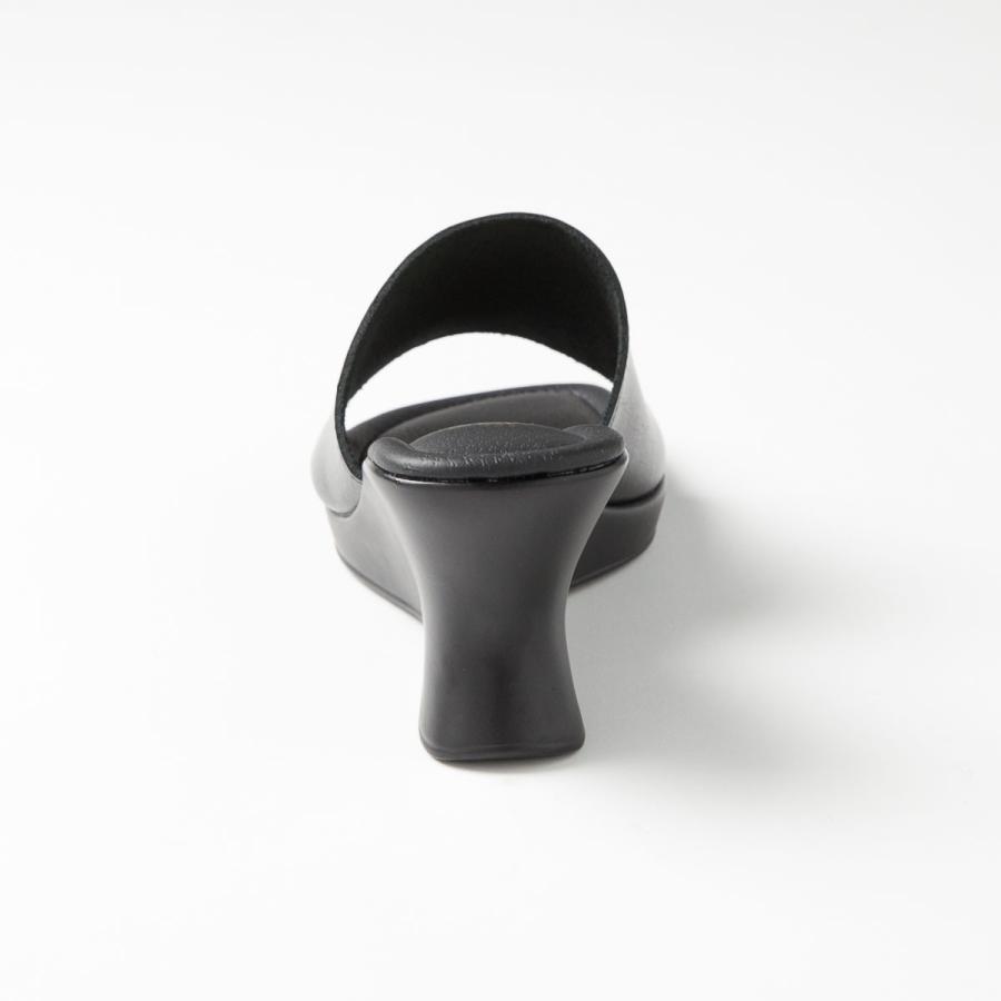 厚底ウエッジミュール サンダル・ミュール レディースサンダル オフィスサンダル - 画像 (4)