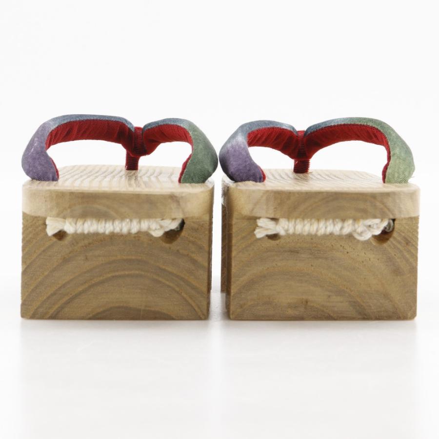 【おき宗】 履物 下駄 御誂 和装小物 木製 23cm 草履 レディース【M140825001】未使用 - 画像 (2)