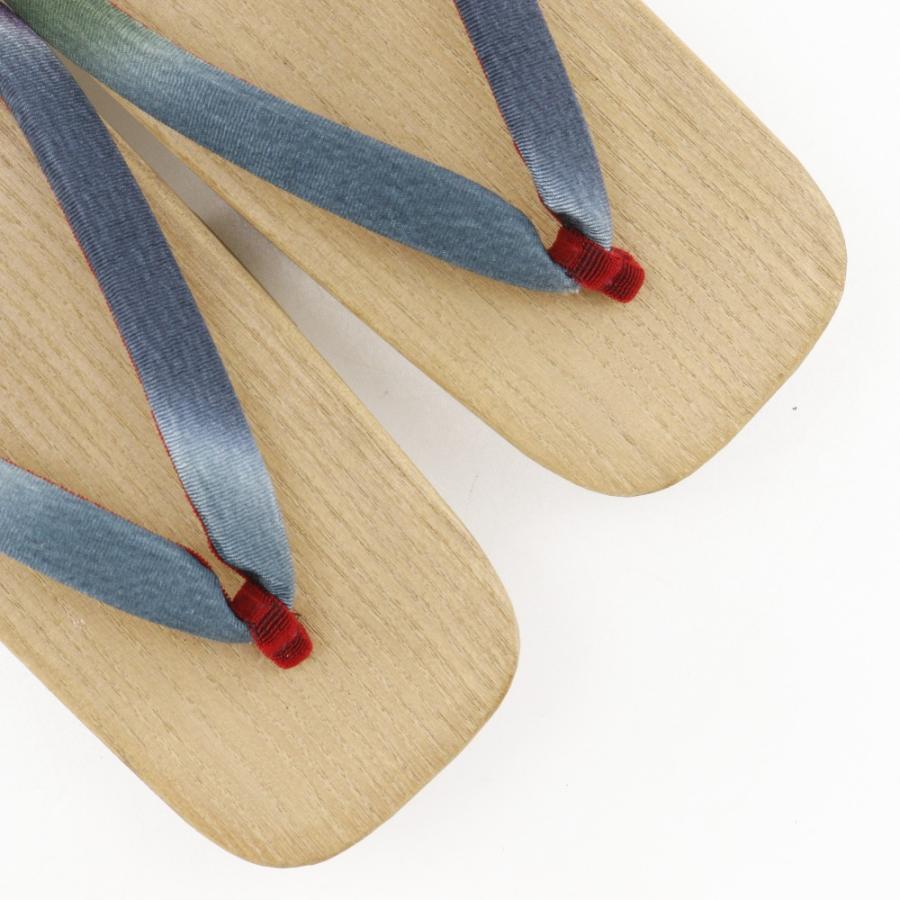 【おき宗】 履物 下駄 御誂 和装小物 木製 23cm 草履 レディース【M140825001】未使用 - 画像 (3)