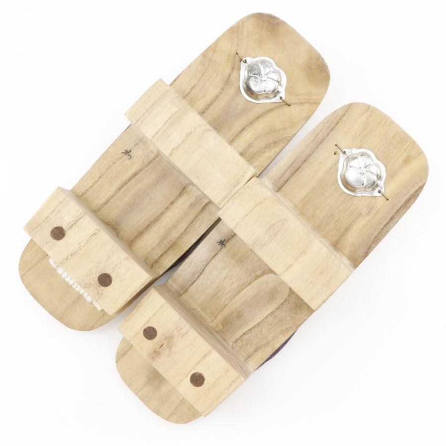 【おき宗】 履物 下駄 御誂 和装小物 木製 23cm 草履 レディース【M140825001】未使用 - 画像 (4)