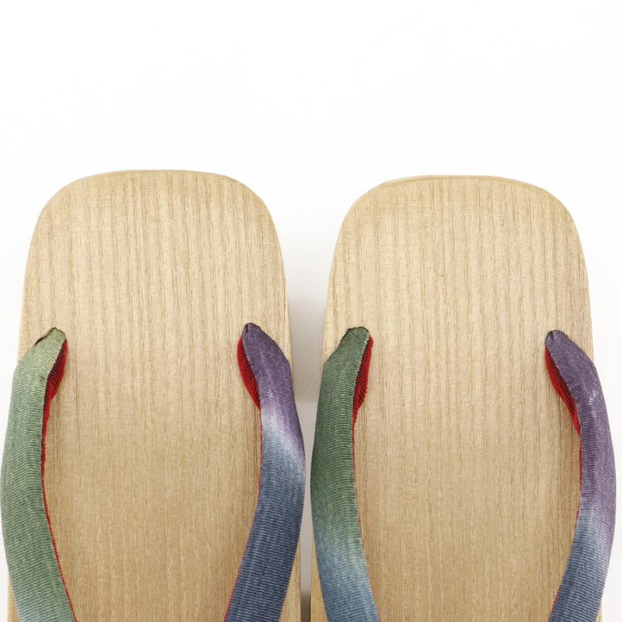 【おき宗】 履物 下駄 御誂 和装小物 木製 23cm 草履 レディース【M140825001】未使用 - 画像 (5)