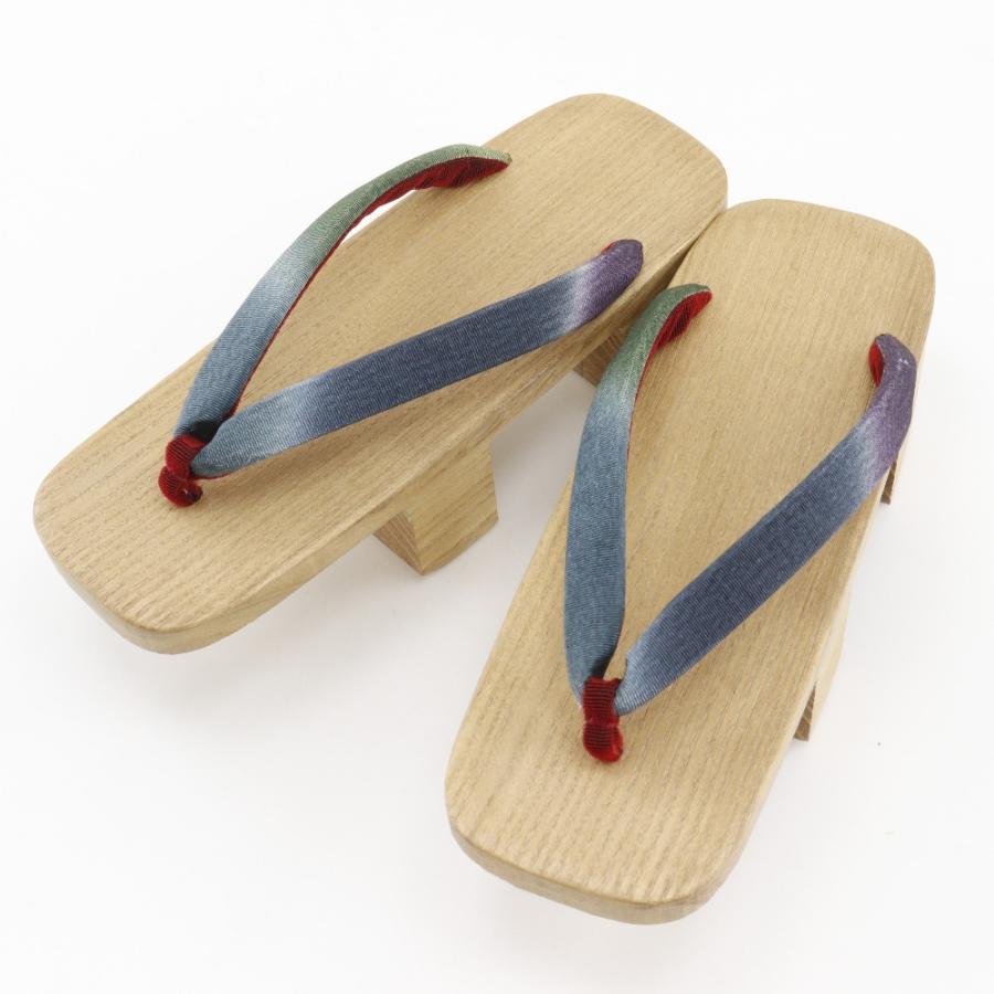 【おき宗】 履物 下駄 御誂 和装小物 木製 23cm 草履 レディース【M140825001】未使用 - 画像 (6)