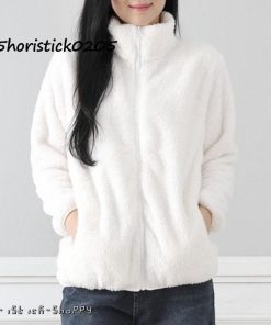 フリースジャケット ボア ジャケット アウター キッズ メンズ レディース スタンドカラー 立ち襟 ブルゾン コート ボアフリース 無地 秋 冬 ポケ