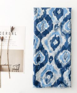 送料無料 【セール】男女兼用 大判薄型 幾何学柄 ストール スカーフ パレオ 90885