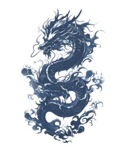 ジャグアタトゥー タトゥーシール 2週間で消えるタトゥー ヘナタトゥー 本物志向 龍 ドラゴン