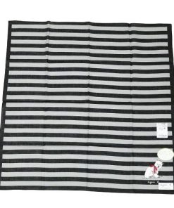 agnes b. 新古品 アニエスベー ハンカチ 2枚セット ブランド ラッピング無料 日本製 ポーラーベア コットン 黒×緑 1505BE 送料無料