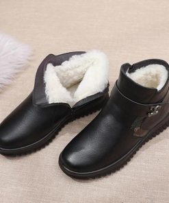 高齢者用 防寒靴 レディース 冬用 裏起毛 あったか 柔らか ショートブーツ シニアシューズ 履きやすい 滑りにくい 撥水加工 母へ 雪用