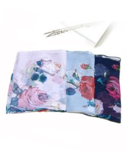 ストール  レディース シフォンバラ柄ストール 夏 春 UV 母の日 ギフト プレゼント 入学式