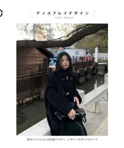 ダッフルコート レディース 冬コート 高級感 ステンカラーコート ダッフルボタン ラシャコート アウター キレイめ コート ロング お洒落 ロングコート