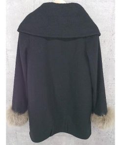 ■ Rags Unite ラグズユナイト フォックスファー コート 2 ブラック *