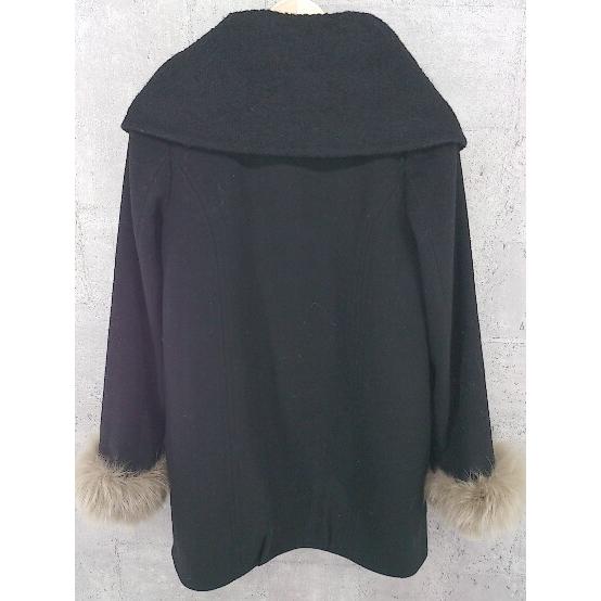 ■ Rags Unite ラグズユナイト フォックスファー コート 2 ブラック *