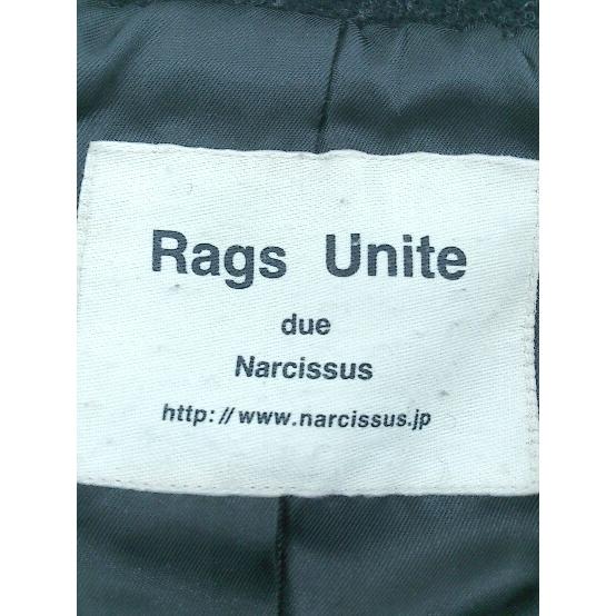 ■ Rags Unite ラグズユナイト フォックスファー コート 2 ブラック * - 画像 (2)