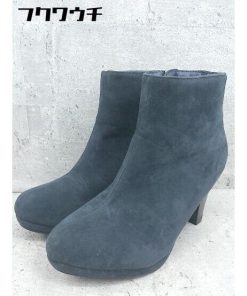 ◇ ROPE PICNIC ロペピクニック サイドジップ ショート ブール サイズ37 ネイビー レディース