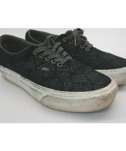 ◇ ◎ VANS ヴァンズ 厚底　ロゴ入り スニーカー サイズ25.0 ブラック レディース E