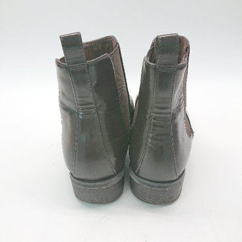 ■ letalon ルタロン ラウンドトゥ 綺麗め 大人可愛い ショート丈 ブーツ サイズL ブラウン レディース E - 画像 (2)