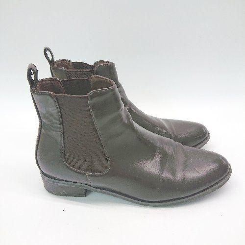 ■ letalon ルタロン ラウンドトゥ 綺麗め 大人可愛い ショート丈 ブーツ サイズL ブラウン レディース E - 画像 (3)