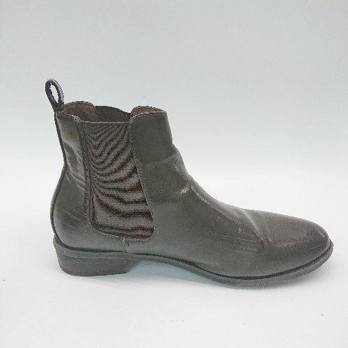 ■ letalon ルタロン ラウンドトゥ 綺麗め 大人可愛い ショート丈 ブーツ サイズL ブラウン レディース E - 画像 (6)