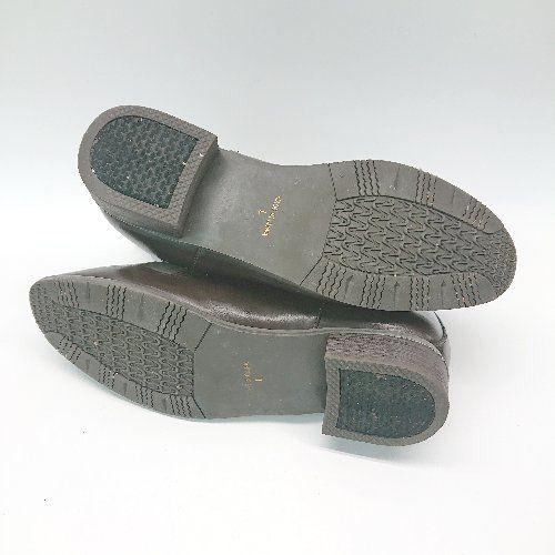 ■ letalon ルタロン ラウンドトゥ 綺麗め 大人可愛い ショート丈 ブーツ サイズL ブラウン レディース E - 画像 (7)