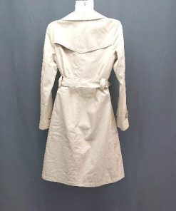 ◇ ◎ estnation トレンチ スプリング 袖ベルト ベーシック カジュアル 長袖 コート サイズ38 ベージュ レディース E