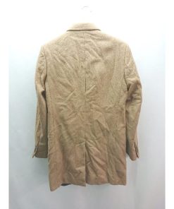 ■ BANANA REPUBLIC バナナリパブリック 中綿 裏地 起毛 厚手 Vネック ボタン 長袖 コート サイズS ブラウン レディース E