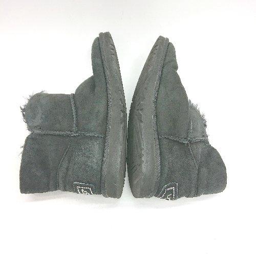 ■ UGG アグ MINI BAILEY BUTTON BLING ショート丈 ムートン ブーツ サイズ23.0 ブラック レディース E - 画像 (5)