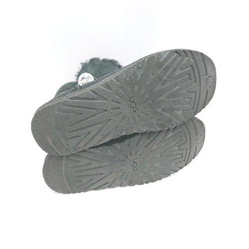 ■ UGG アグ MINI BAILEY BUTTON BLING ショート丈 ムートン ブーツ サイズ23.0 ブラック レディース E - 画像 (6)