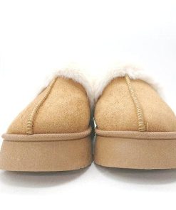 ◇ ⊇ moment+ モーメントプラス ボアインソール スリッポン サイズL キャメル レディース E