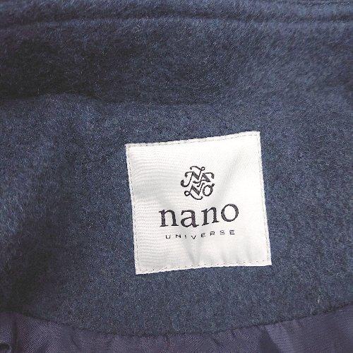 ◇ ⊇ nano universe ナノ ユニバース 長袖 ブルゾン サイズF ネイビー系 レディース E - 画像 (3)