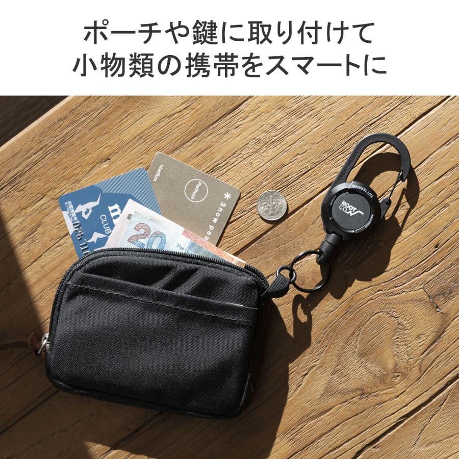 ROOT CO. 【メール便で送料無料】ルートコー キーホルダー GRAVITY MAG REEL LITE リール カラビナ キーリング 鍵 スマートキー メンズ GMRL-4361 - 画像 (2)