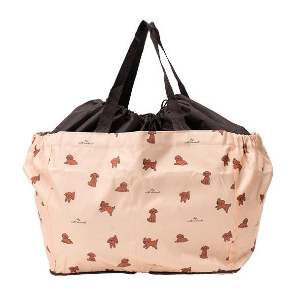 レジカゴトートバッグ エコバッグ 保冷 保温 折りたたみ コンパクト レジバッグ 大容量 買物 ショッピングバッグ ギフト - 画像 (6)