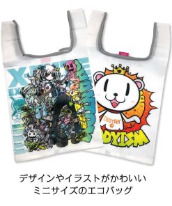 コンビニエコバッグ エコバッグ コンビニ バッグ 折りたたみ ミニ コンビニバッグ おしゃれ レジバッグ 弁当 作家 Project.C.K. ebg02-001