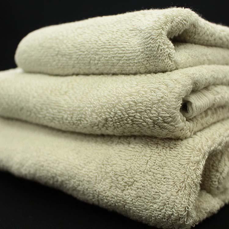 アウトレット 丸栄タオル 今治タオル ウォッシュタオル クリスメスタコットンコクーン ベージュ - 画像 (5)