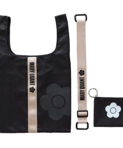 MARY QUANT マリークヮント  3WAY エコバッグ　ケース付き　ブラック