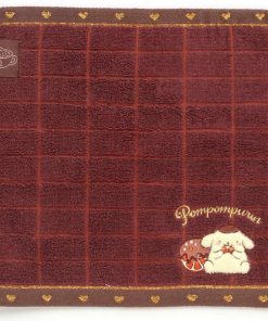 ポチャッコ　タオルハンカチ　ミルクチョコ　ブラウン