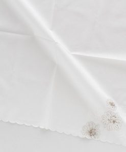 PAUL&JOE ポール&ジョー アクセソワ プリントハンカチ 9203 ホワイト | paul & joe プレゼント 女性 プチギフト 花柄 ハンカチーフ お礼