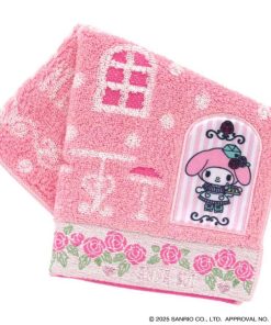 ANNA SUI アナスイ × マイメロディ クロミ　タオルハンカチ　アップリケ　マイメロディ　ピンク